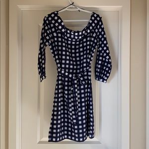 Banana Republic checkered dress